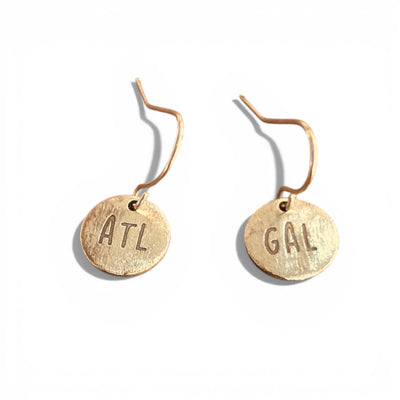 Telling Short Quote Earrings - ATL Gal