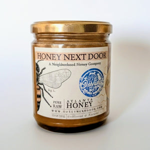 Oakhurst Creamed Raw Honey in Glass Jar