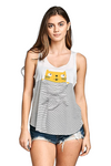 Peekaboo Kitty Flowy Tank