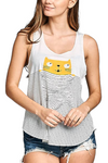 Peekaboo Kitty Flowy Tank