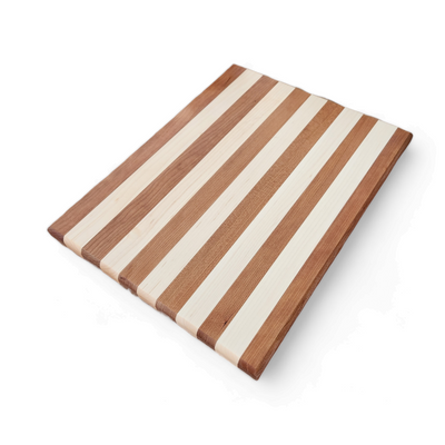 6 Cherry Lines on the Outside Cutting Board
