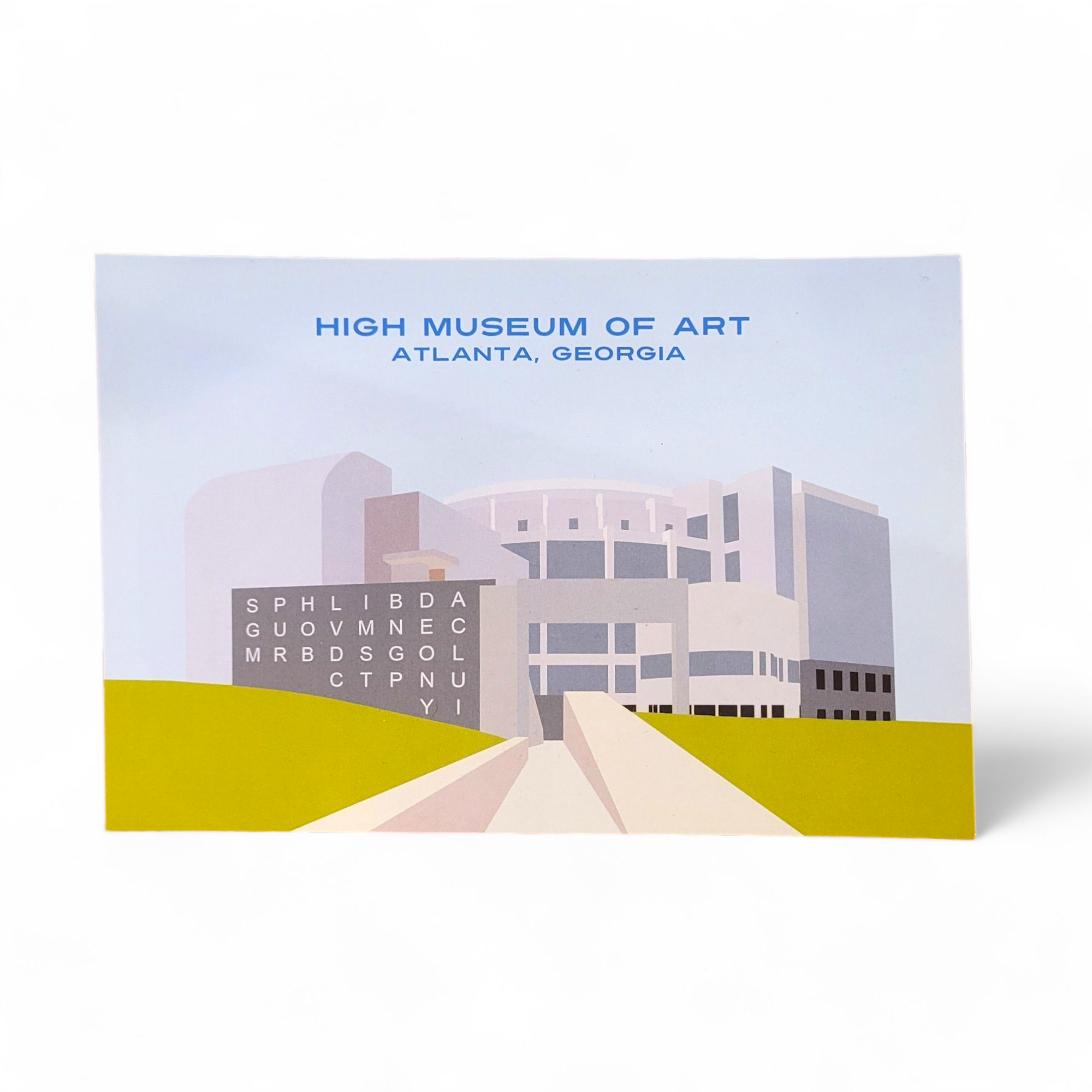 Clue Town: Postcard - Atlanta High Museum of Art