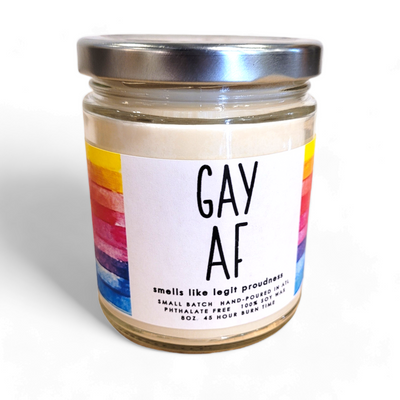 Gay AF Candle - 8oz