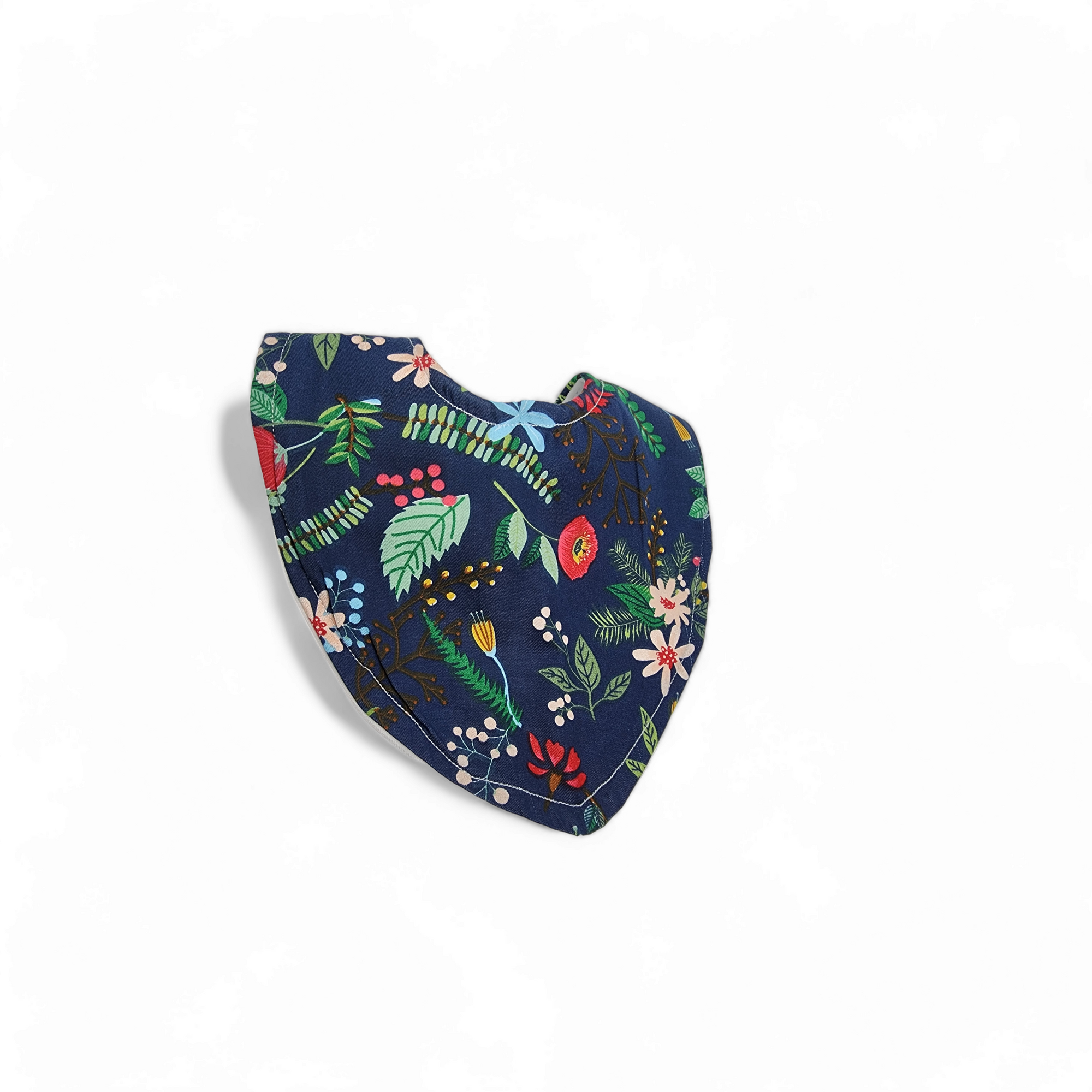 Deep Blue Flower Bib