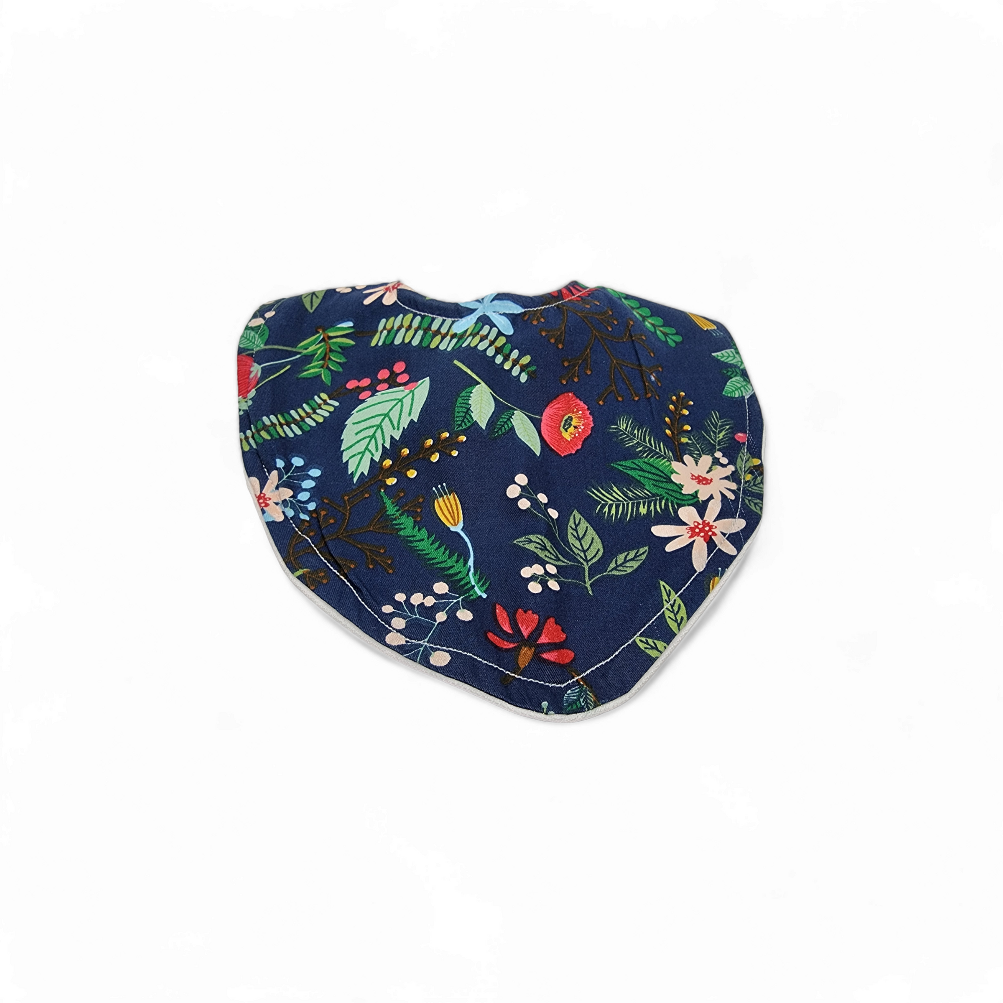 Deep Blue Flower Bib