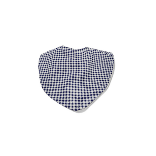 Blue grid Bib