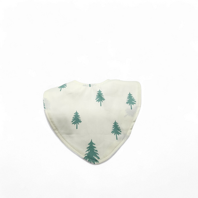 White Evergreen Tree Bib