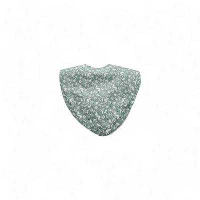 Medium Green Flowered Bib