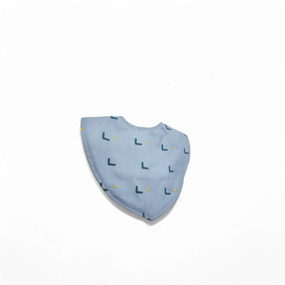 Blue with Gold Dots Bib
