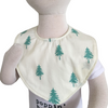 White Evergreen Tree Bib