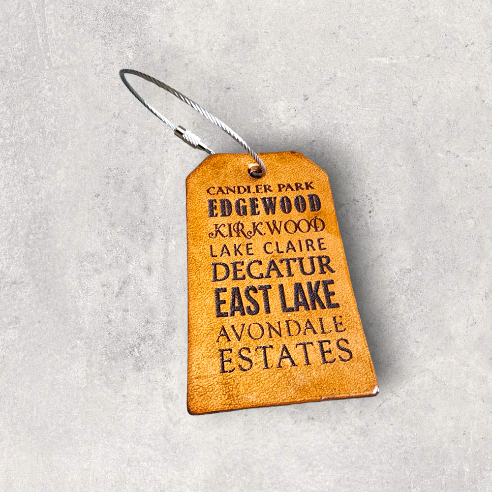 Luggage Tag - East Atlanta Neighborhoods