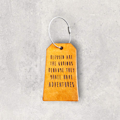 Luggage Tag - Blessed Are the Curious