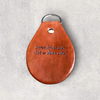 Engraved Leather Keychain -Worst driver ever but so damn cute