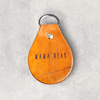 Engraved Leather Keychain - Mama Bear