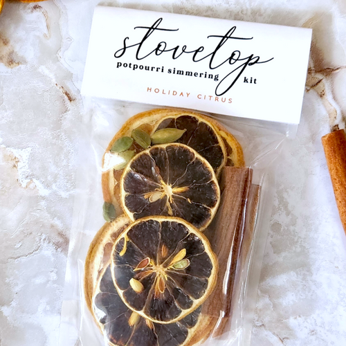 Stovetop Simmering Potpourri Kit - Holiday Citrus