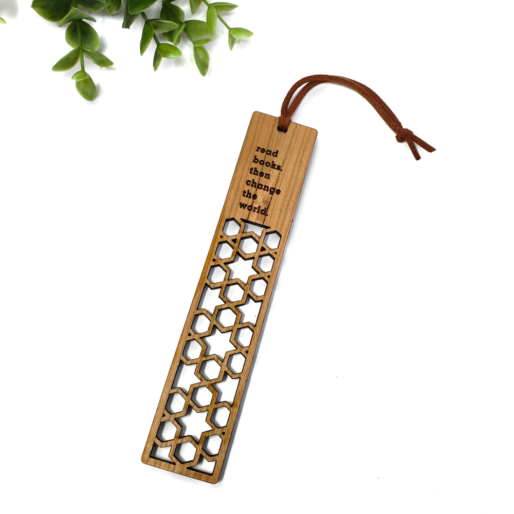 Bookmark - read books. then change the world.