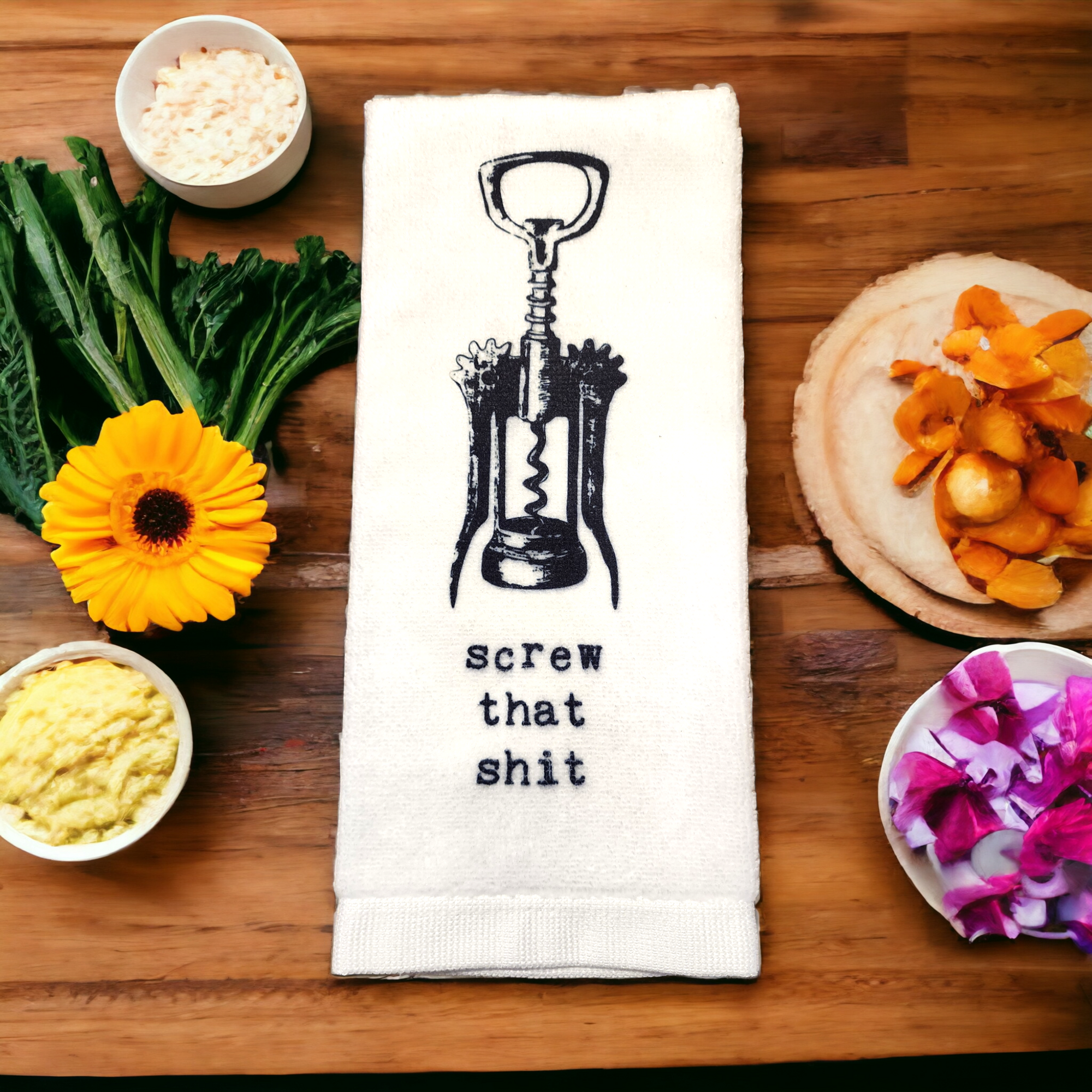 Tea Towel - Screw That Shit