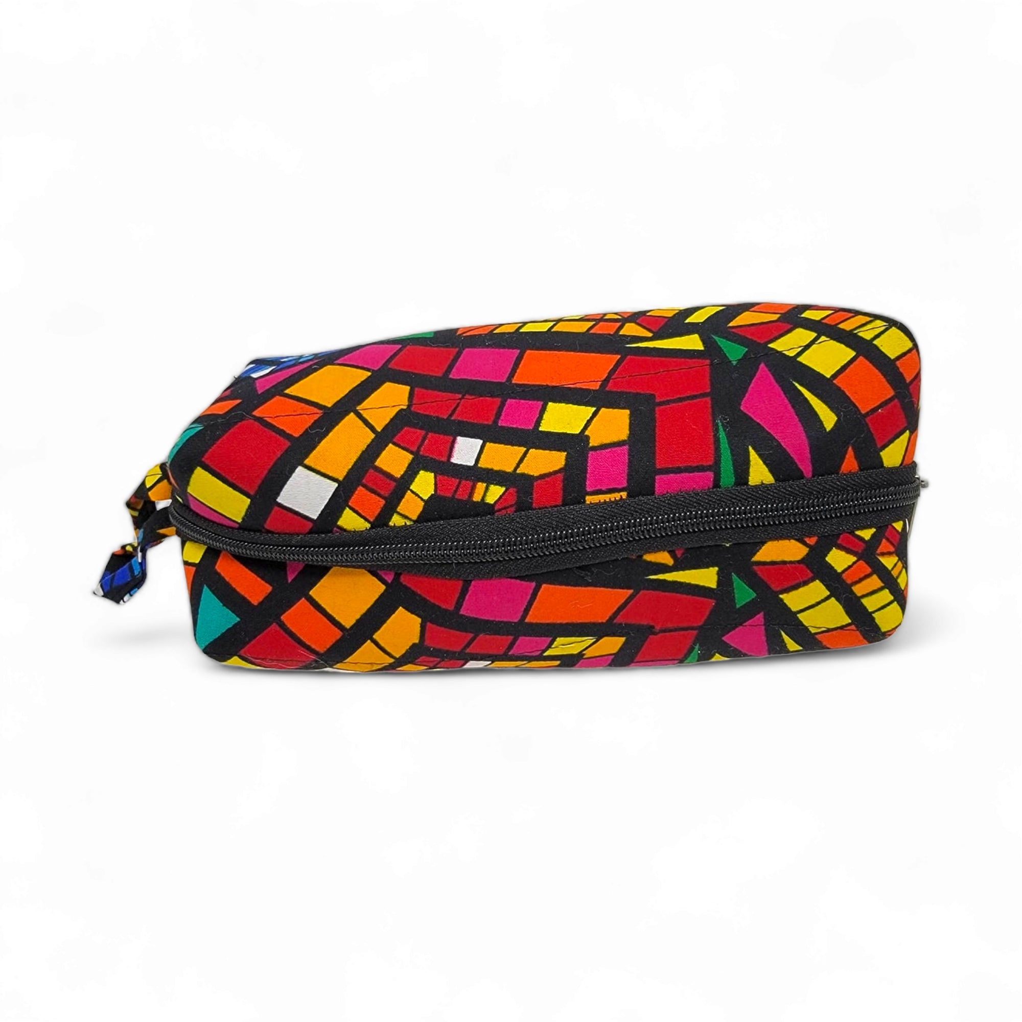 African Wax Print Cosmetic/Toiletries Travel Bag