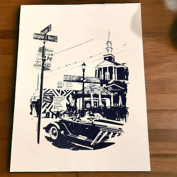 Cascade Heights 20" x 25" Screen-Printed Wall Art