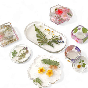 UV Resin 201 :: Botanical Bookmarks, Trinket Trays & Magnets