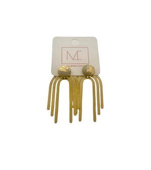 Concrete Earring Studs - Convertible - Three in one Earrings