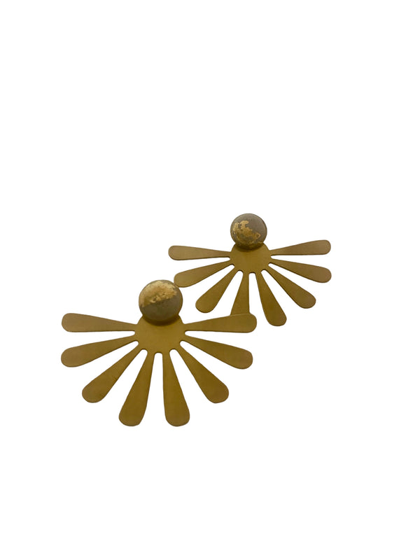 Concrete Earring Studs - Convertible - Three in one Earrings