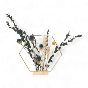 Gold Frame Memory Flower Bar - Pop of Yellow