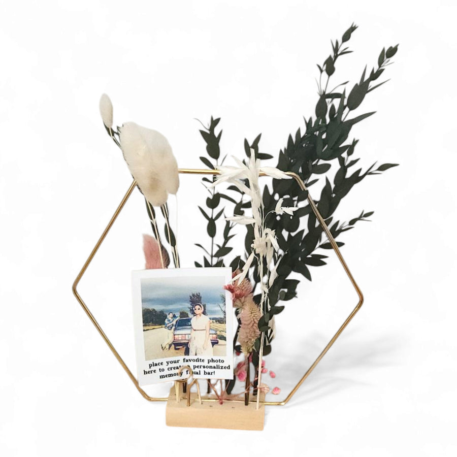 Gold Frame Memory Flower Bar - Pretty Ploufs