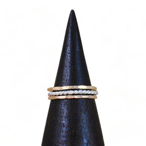 Stacking Ring Set - mixed metals