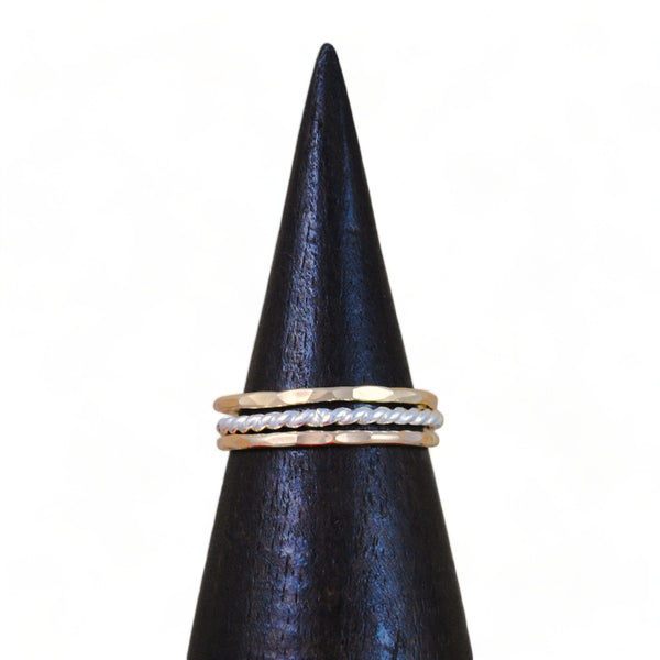 Stacking Ring Set - mixed metals