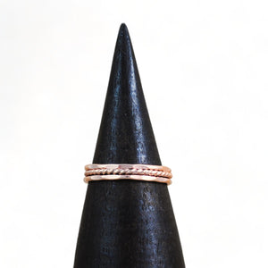 Stacking Ring Set - rose gold-filled