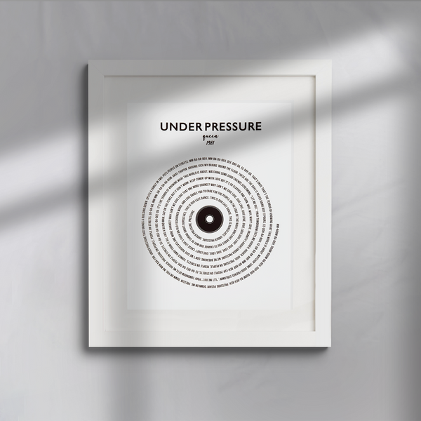 Choose Your Song! Lyric Wall Art - Custom & Premade Lyrics Available