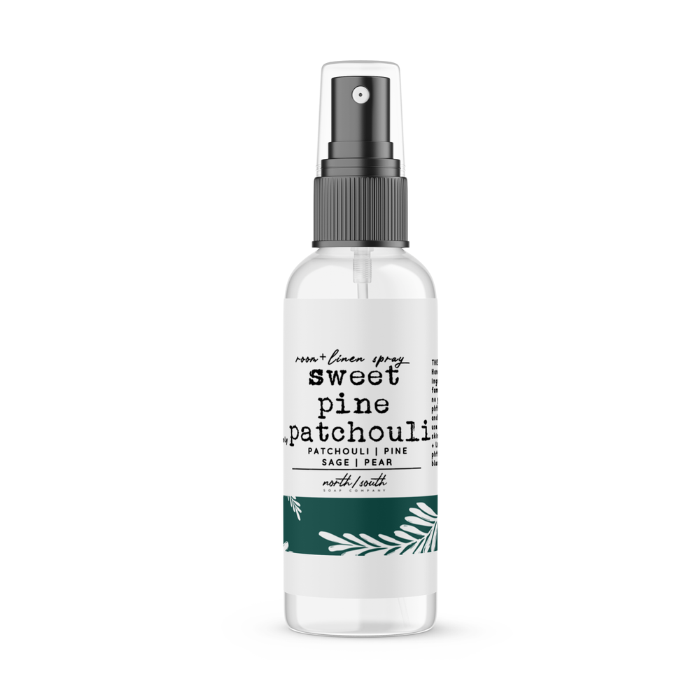 Room + Linen Spray - Sweet Pine and Patchouli