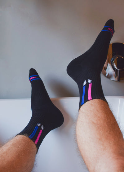 Retro Slide Socks