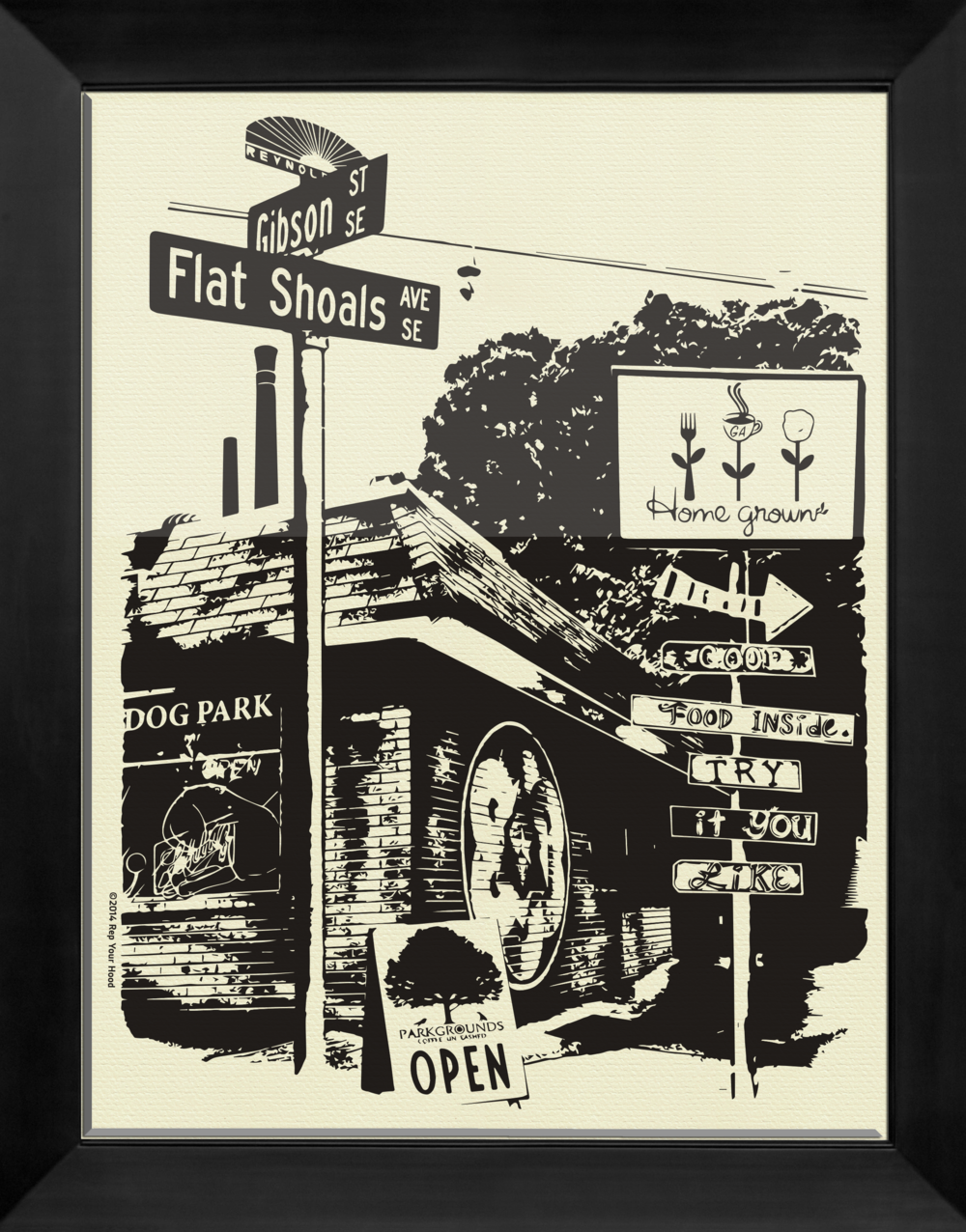 Homegrown Reynoldstown 20x25 Screen-Printed Poster