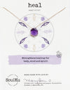 Heal Sacred Geometry Necklace - Amethyst