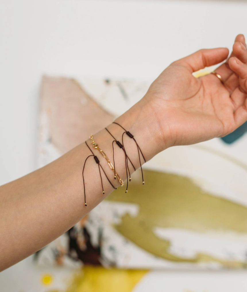 Adjustable Bracelet Trio Set