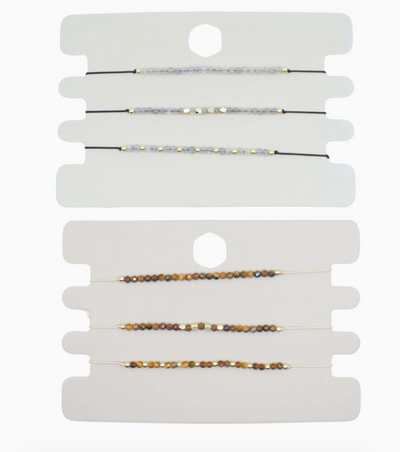 Adjustable Bracelet Trio Set
