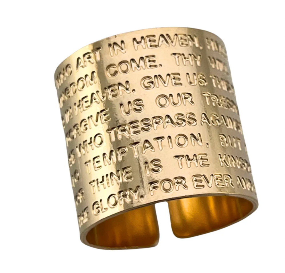 Lord's Prayer Ring