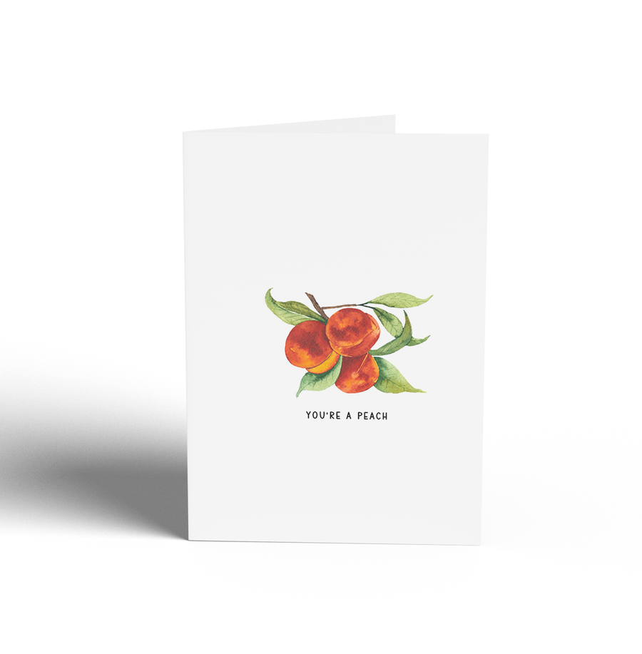 Card - You're a Peach