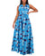 Kya Ankara Fabric Infinity Dress