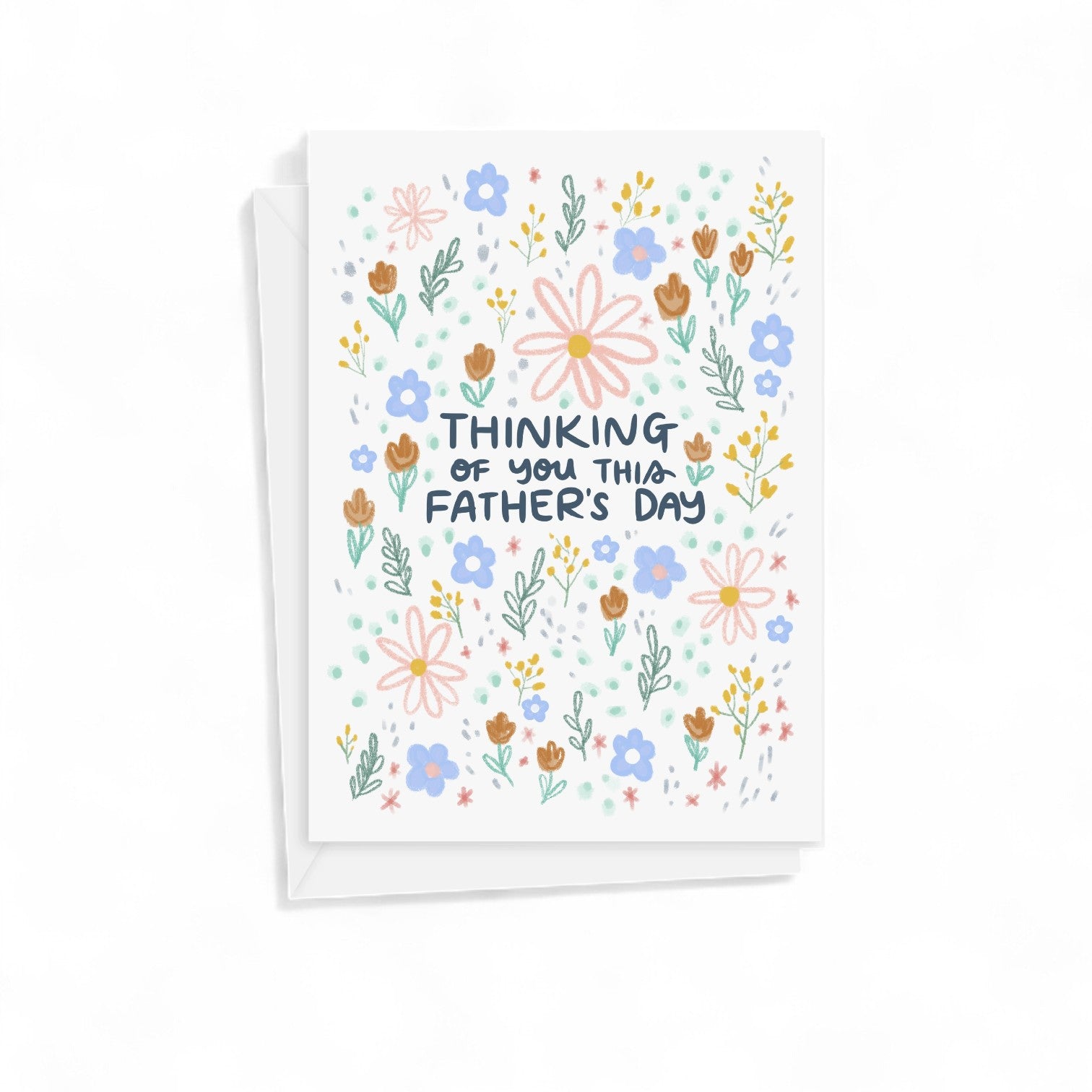 Greeting Card - Father's Day - Thinking of You - Peach or Plum