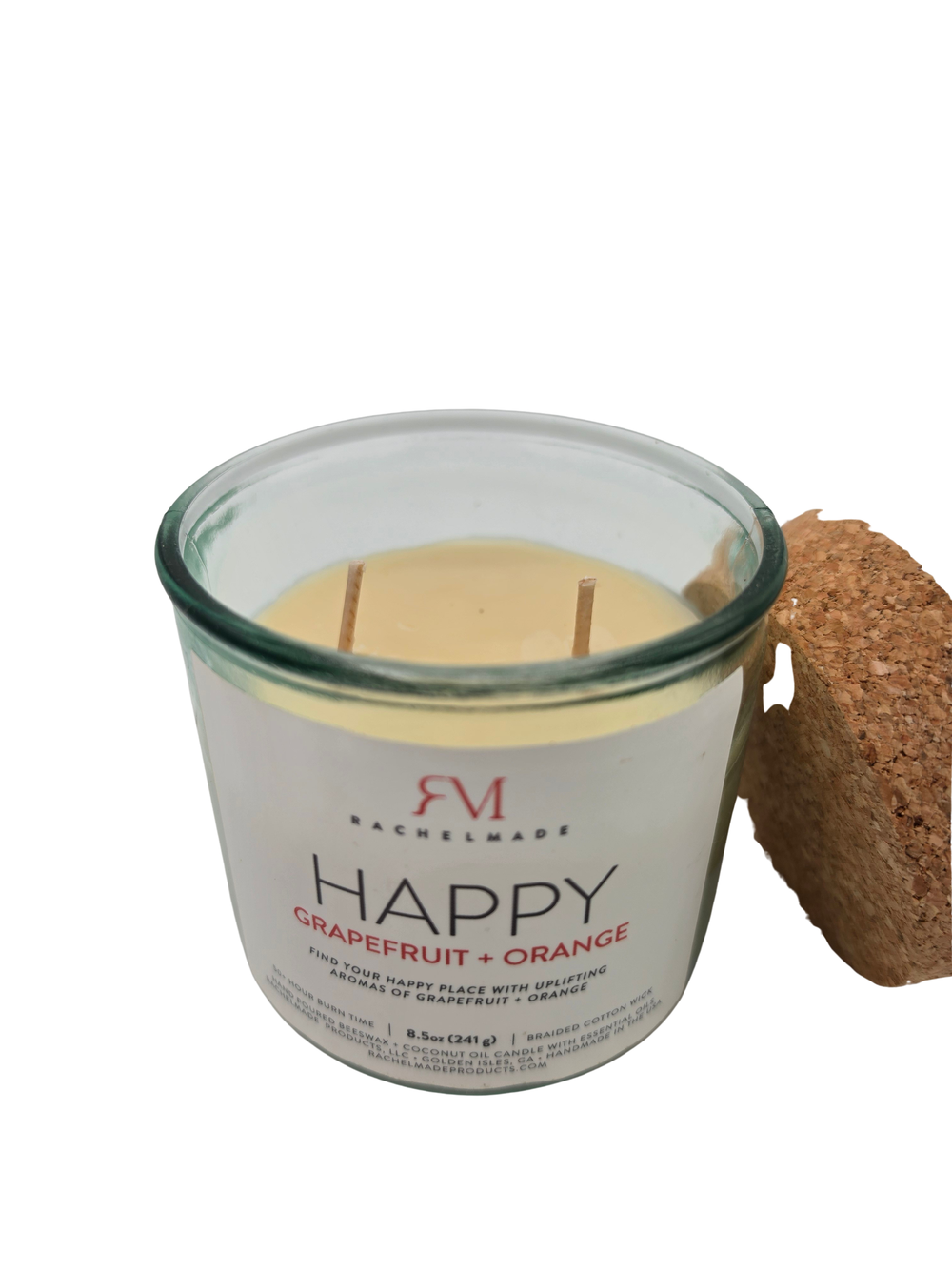 HAPPY candle