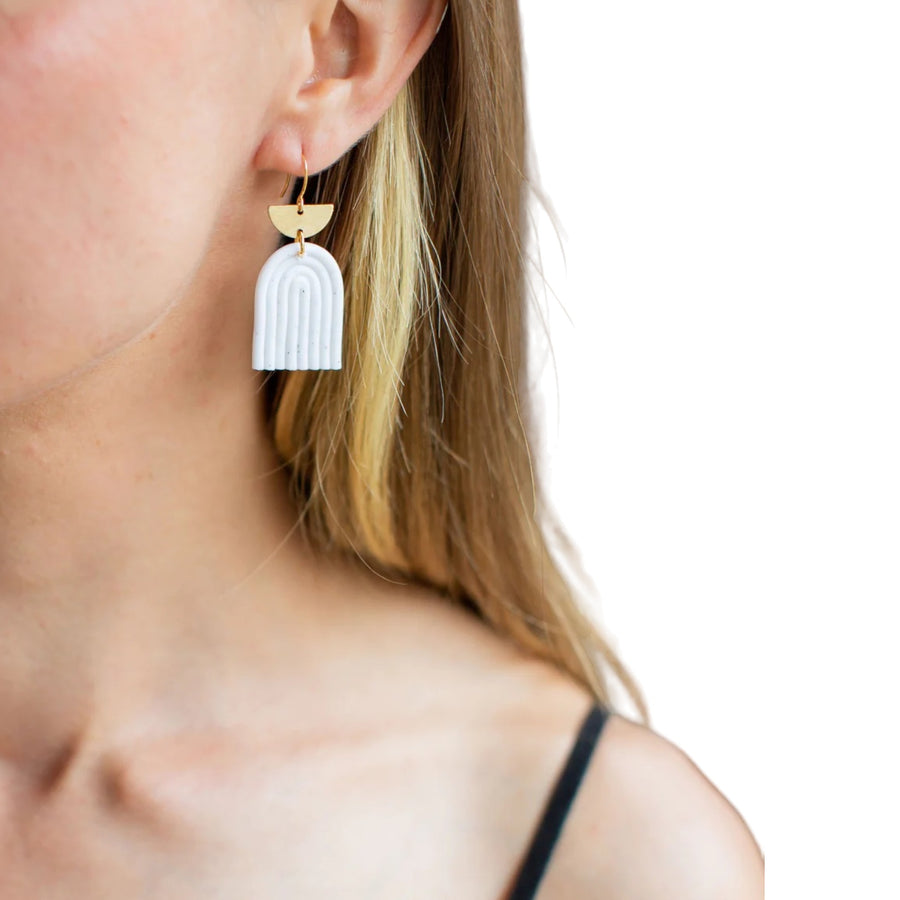 Cannes Acrylic Earrings - Hallow