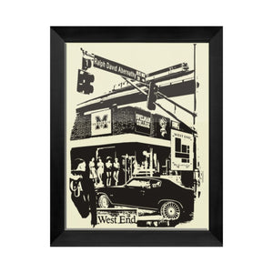 West End 20x25 Screen-Printed Poster