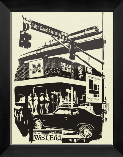 West End 20x25 Screen-Printed Poster