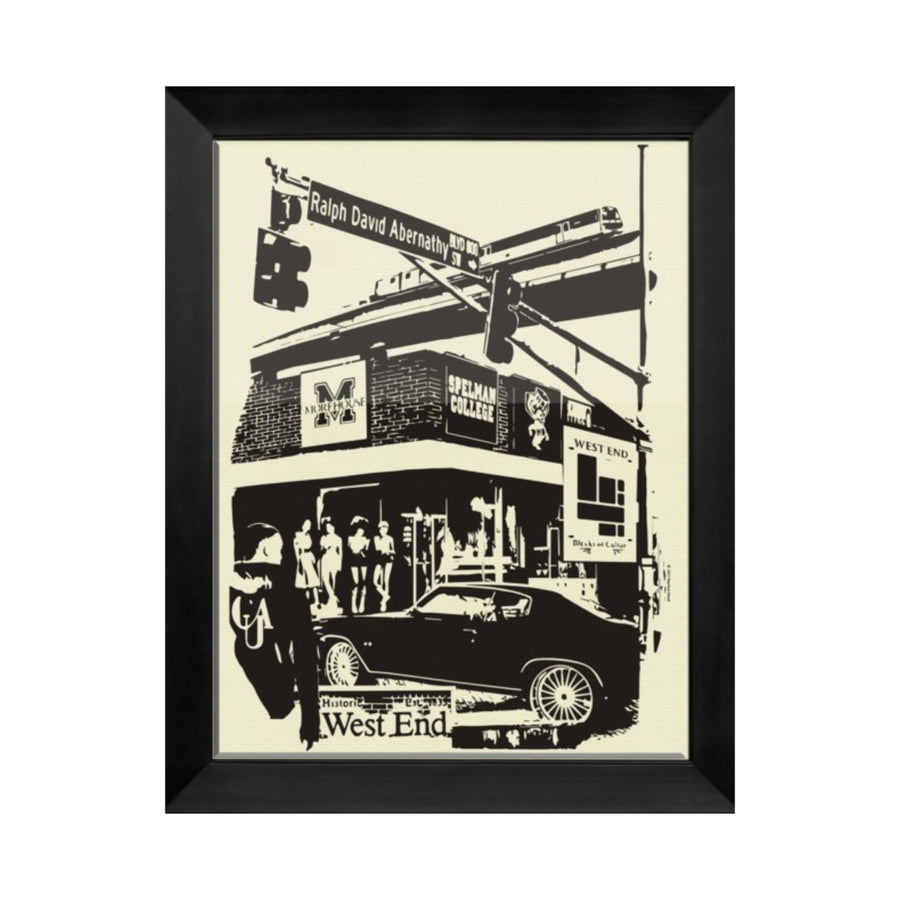 West End 20x25 Screen-Printed Poster