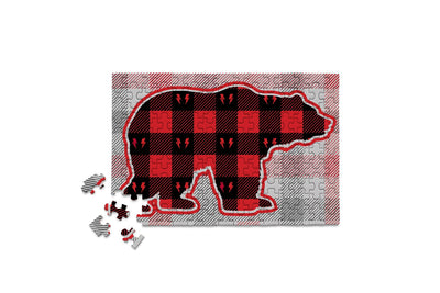 Plaid Bear Micro Puzzle