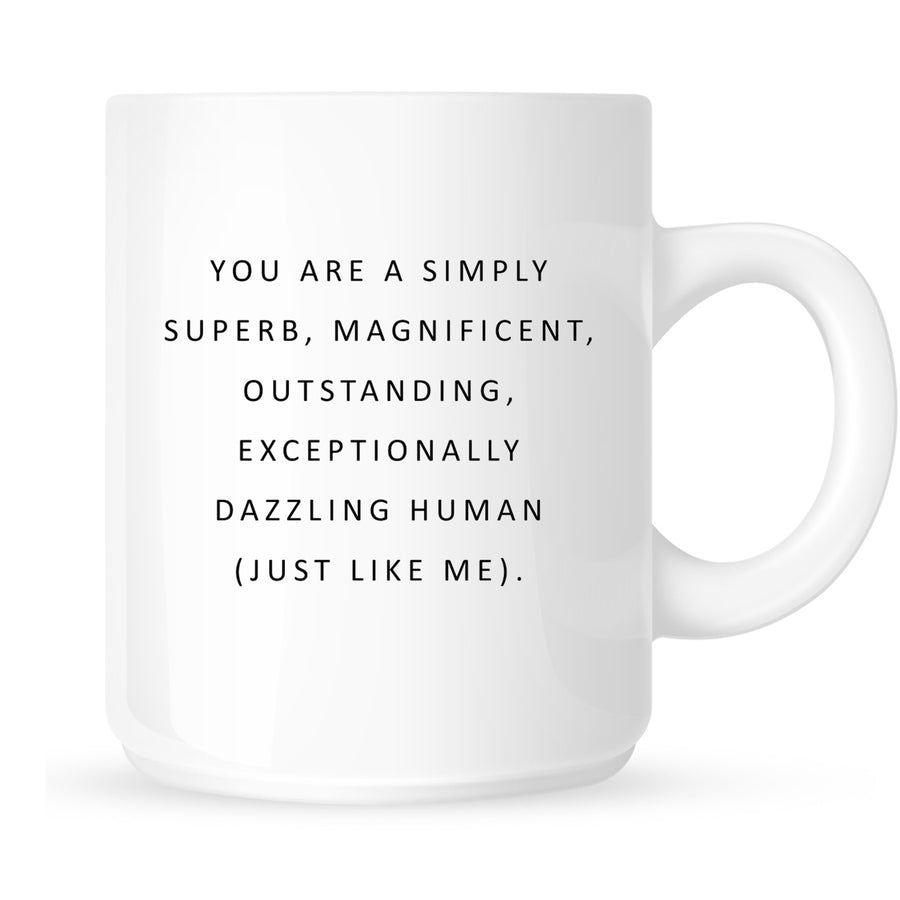 Mug -You are a simply superb, magnificent, outstanding, exceptionally dazzling Human(just like me)
