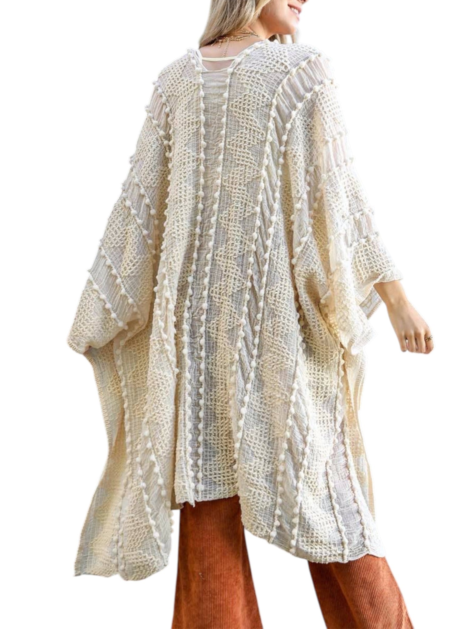 Boho Zig Zag Pattern Kimono